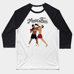 Muay Thai The Art of Eight Limbs Baseball T-Shirt